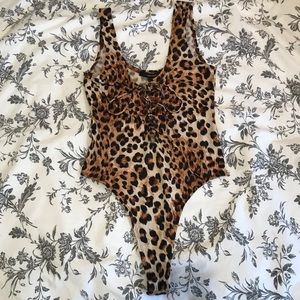 NWOT Cheetah Print Bodysuit